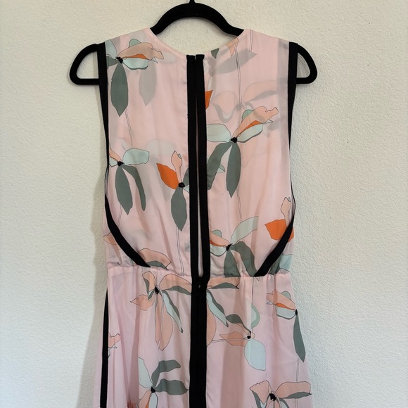 REISS Jacqueline Leaf Print Mini Dress - Picture 8 of 11